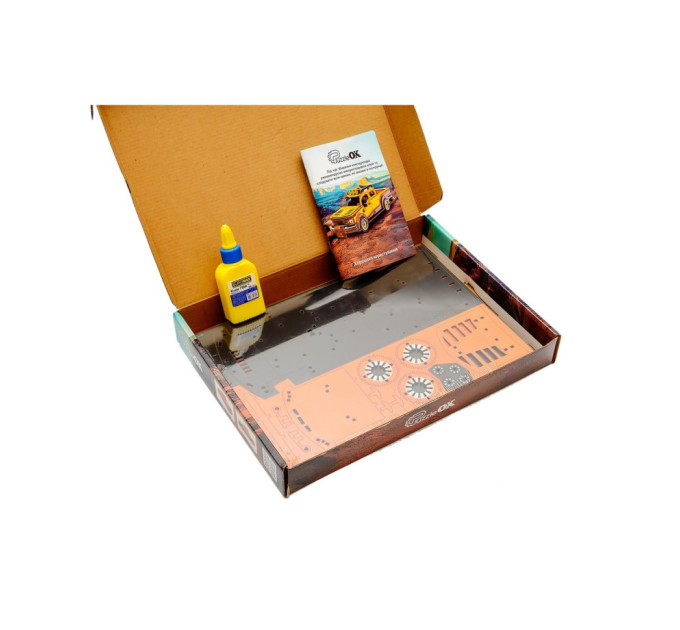 Дерев'яний 3D конструктор "Пікап" Puz-00931, 212 деталей