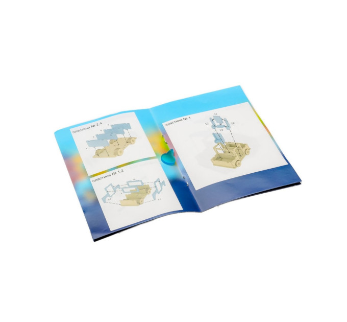 Дитячий дерев'яний 3D конструктор "Машинка" Puz-00930, 43 деталі