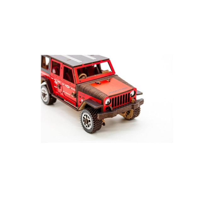 Дерев'яний 3D конструктор "Джип Wrangler" Арт-25162, 162 деталі