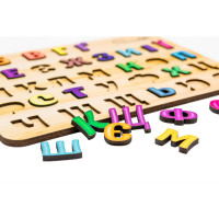 Развивающая деревянная игрушка "Азбука" Арт-11229, 33 элемента A4