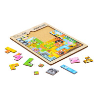 Развивающая деревянная игрушка "Тетрис Животные" Puz-22924