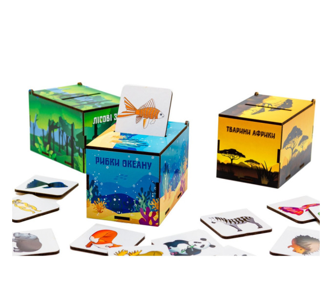 Дитячий Сортер Монтессорі "Чарівна природа" Арт-88738