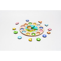 Деревянный сортер "Часы" Puz-22935 для мальчиков