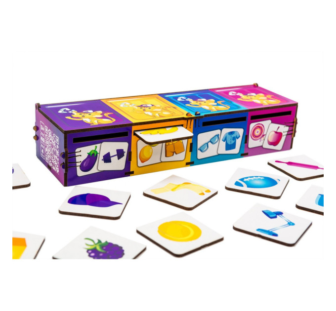 Детский Сортер Монтессори "По цветам" Puz-37788