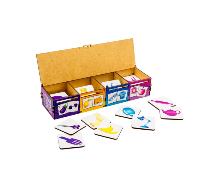 Детский Сортер Монтессори "По цветам" Puz-37788