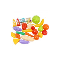 Игровой детский набор "Маркет" 0730TXK прилавок с полками, корзина, разные продукты