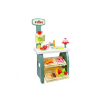 Игровой детский набор "Кофейня" 9765TXK прилавок с полками, игрушечные сладости