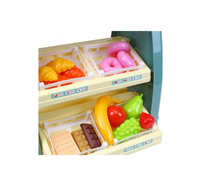 Игровой детский набор "Кофейня" 9765TXK прилавок с полками, игрушечные сладости