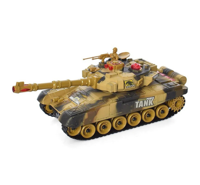 Танк на радиоуправлении 9995(Sand) звук, свет, подвижная кабина