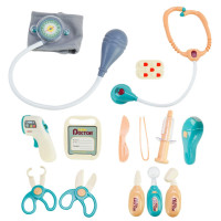 Детский врачебный набор 660-89 стойка, тонометр, градусник, 26 деталей