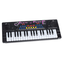 Детская музыкальная игрушка "Синтезатор" SYL-8201, 37 клавиш, микрофон, музыка, запись