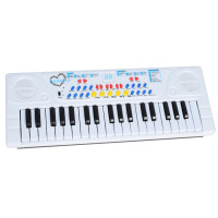 Детская музыкальная игрушка "Синтезатор" SYL-8201B 37 клавиш, микрофон, музыка, запись