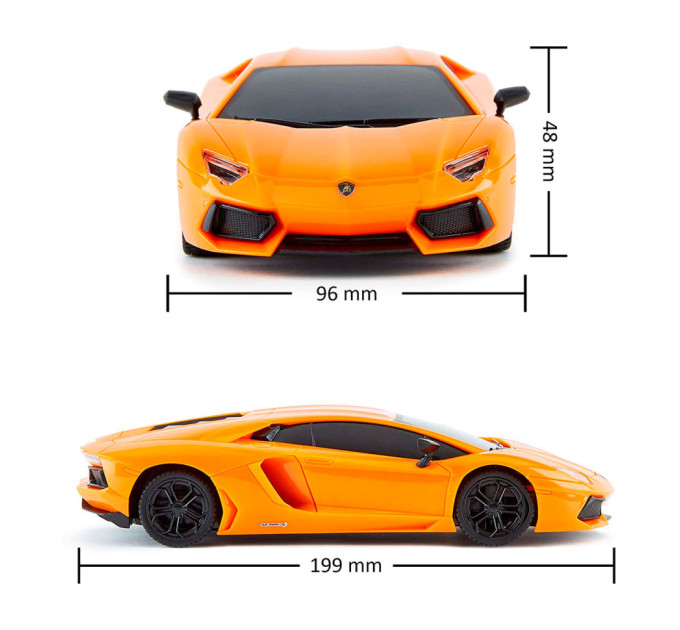 Автомобиль на радиоуправлении LAMBORGHINI AVENTADOR LP 700-4 KS DRIVE 124GLBO светятся фары