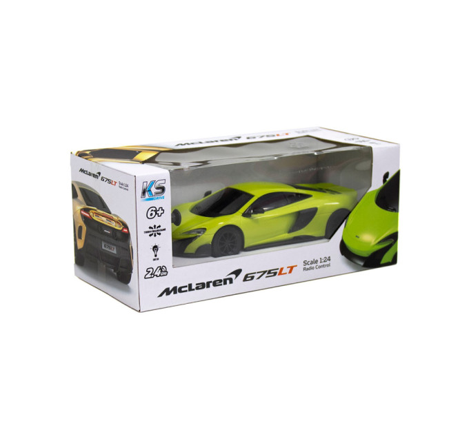 Автомобиль на радиоуправлении MCLAREN 675LT KS DRIVE 124GMGR масштаб 1:24, 2.4Ghz