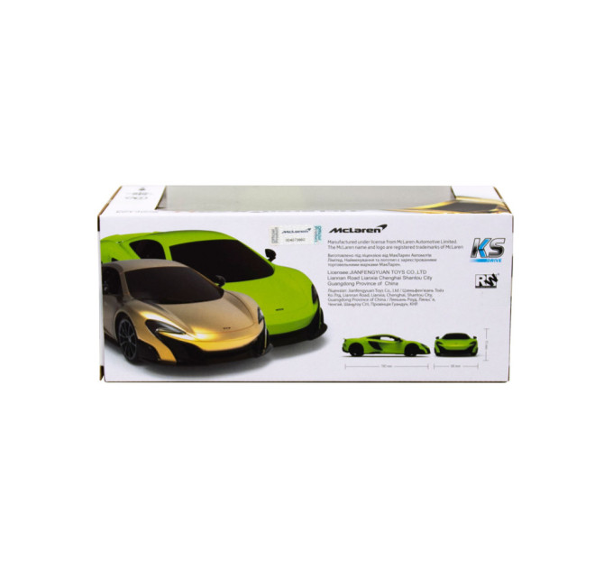 Автомобиль на радиоуправлении MCLAREN 675LT KS DRIVE 124GMGR масштаб 1:24, 2.4Ghz