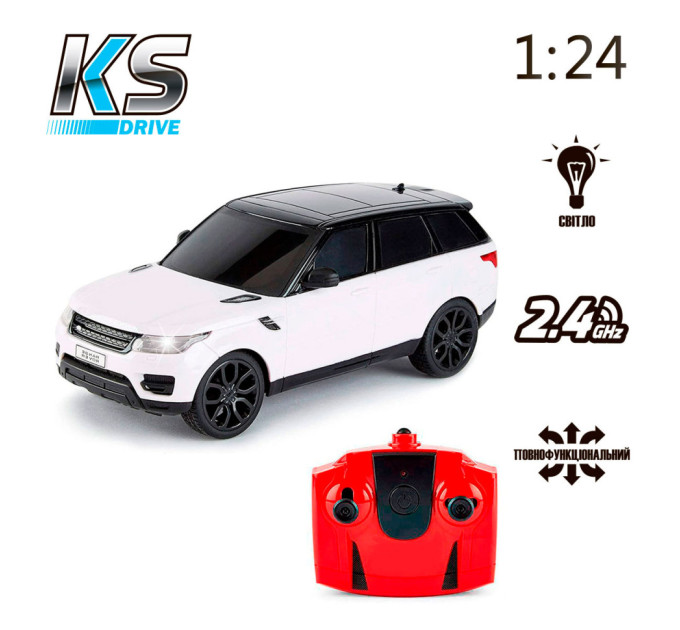 Автомобіль на радіокеруванні LAND ROVER RANGE ROVER SPORT KS DRIVE 124GRRW масштаб 1:24, 2.4Ghz