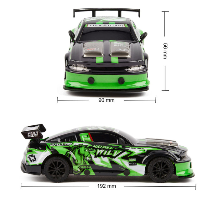 Автомобиль на радиуправлении ROAD REBELS KS DRIVE 18599OB 1:24, 2.4 ГГц