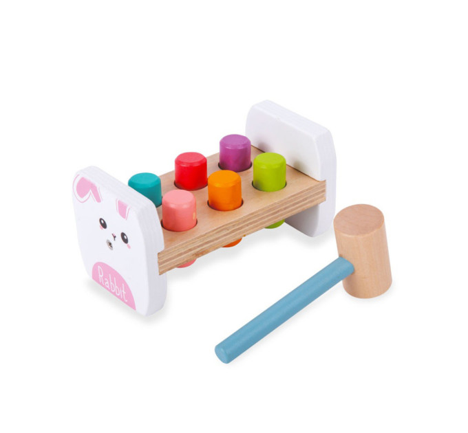 Деревянная игрушка стукачка "Собачка" MD 0839 молоток