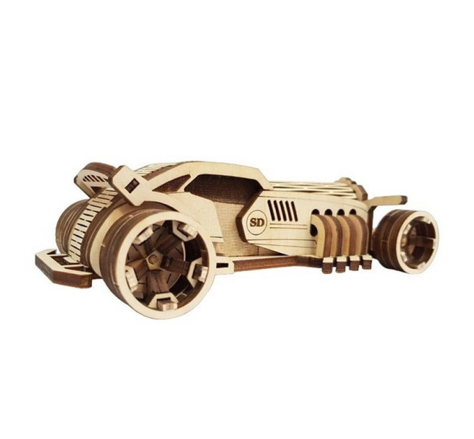 Деревянный конструктор Золотая Серия автомобиль "Monster" BB2monst
