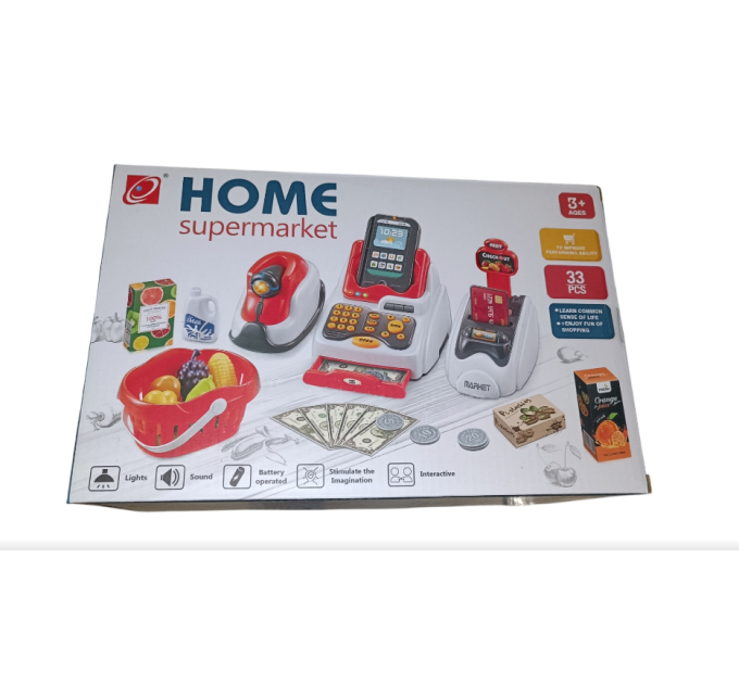 Дитячий касовий апарат 668 зі звуком