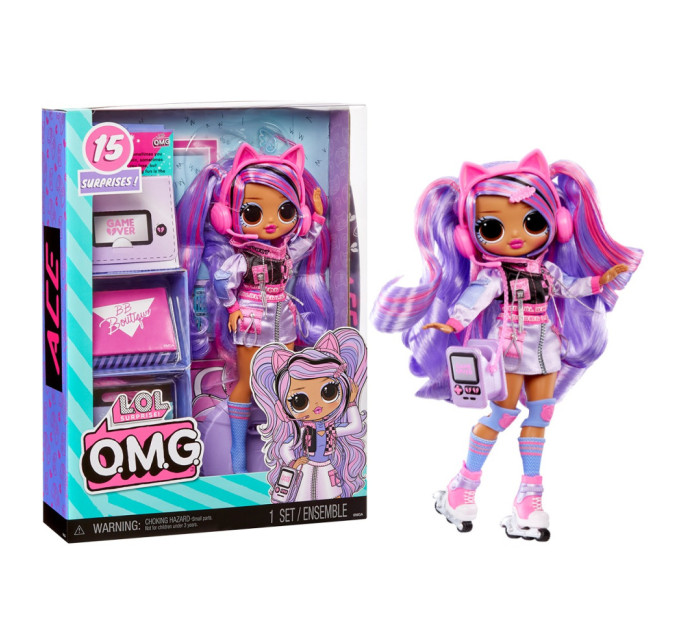 Детская игровая кукла серии "O.M.G. S8 - Роллер Эйс" L.O.L. Surprise! 510383 с аксессуарами