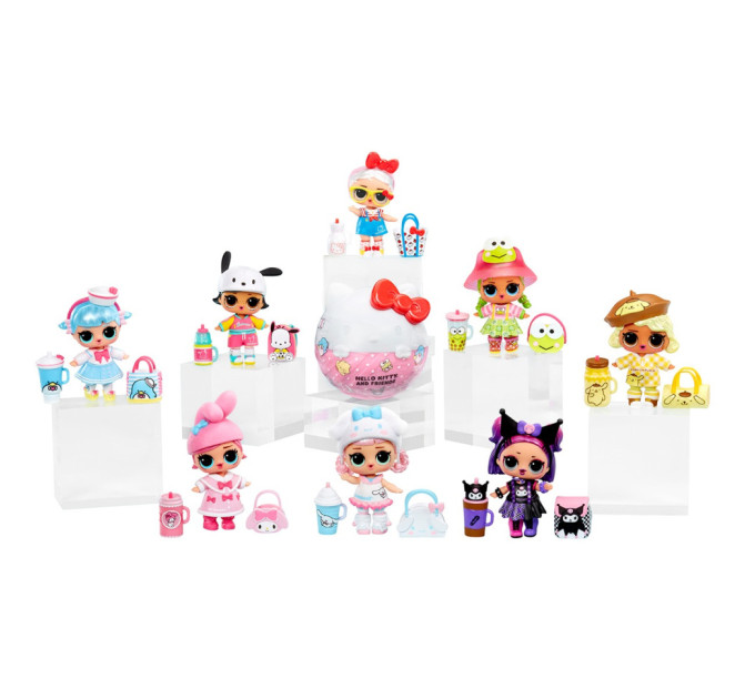 Детский игровой набор с куклой серии "Loves Hello Kitty" - Hello Kitty и друзья L.O.L. Surprise! 523840