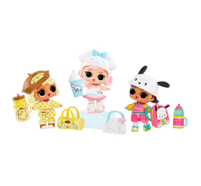 Детский игровой набор с куклой серии "Loves Hello Kitty" - Hello Kitty и друзья L.O.L. Surprise! 523840