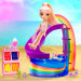 Детский игровой набор с куклой серии "Littles" - Счастливый праздник в бассейне Rainbow High 522249