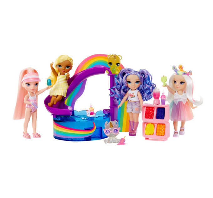 Детский игровой набор с куклой серии "Littles" - Счастливый праздник в бассейне Rainbow High 522249