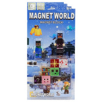 Детский магнитный конструктор "Блоки minecraft" S001-9