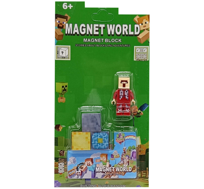 Детский магнитный конструктор "Блоки minecraft" S001-7