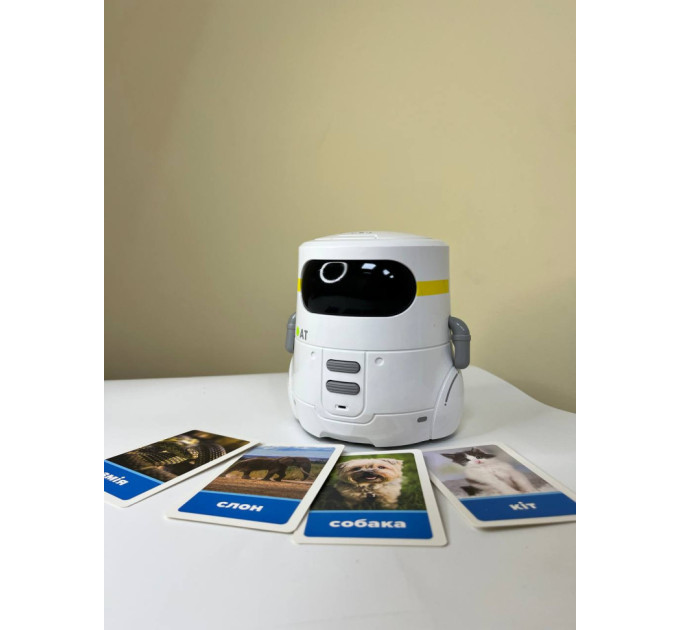 Умный робот с обучающими карточками AT-ROBOT 2 AT002-01-UKR сенсорное управление