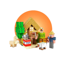 Детский магнитный конструктор "Майнкрафт" T9936, 73 детали