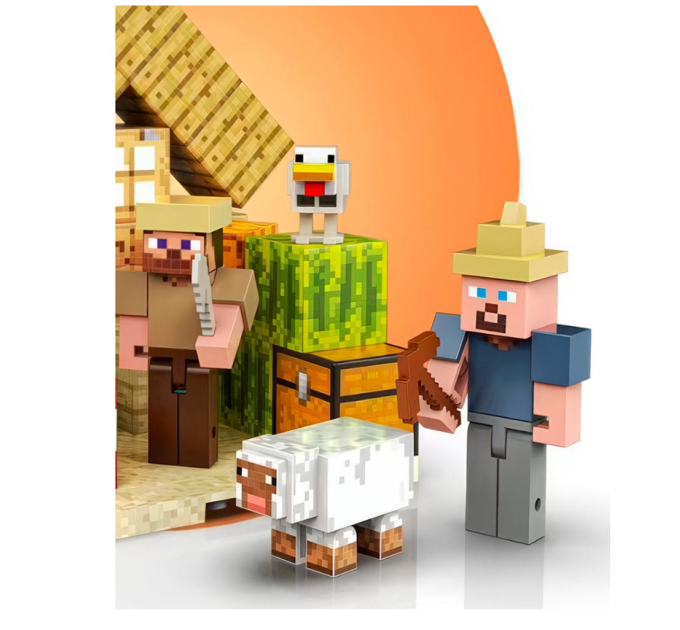 Детский магнитный конструктор "Майнкрафт" T9936, 73 детали