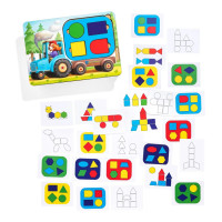 Детский пазл-сортер "Трактор" (ПСД195) PSD195 танграм