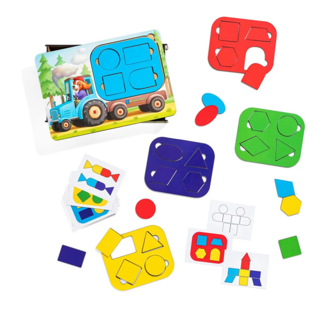 Детский пазл-сортер "Трактор" (ПСД195) PSD195 танграм