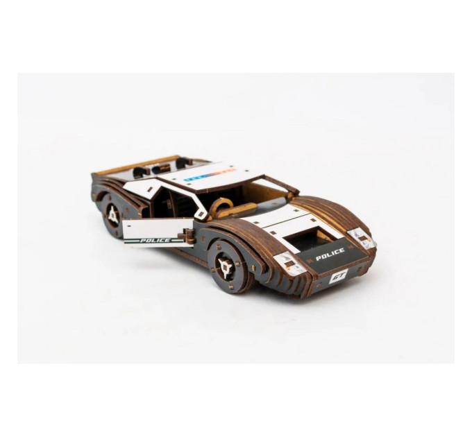 Деревянный 3D конструктор Fast car Gt Puz-26916, 164 детали