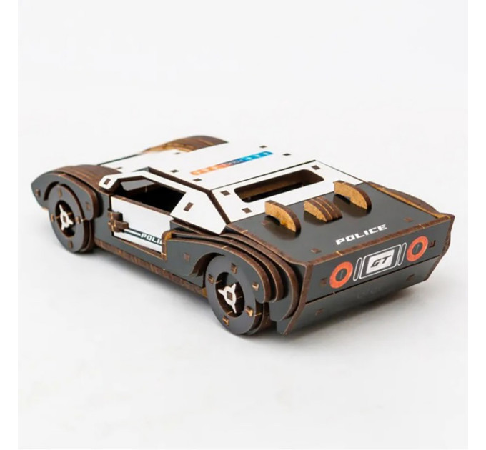 Деревянный 3D конструктор Fast car Gt Puz-26916, 164 детали
