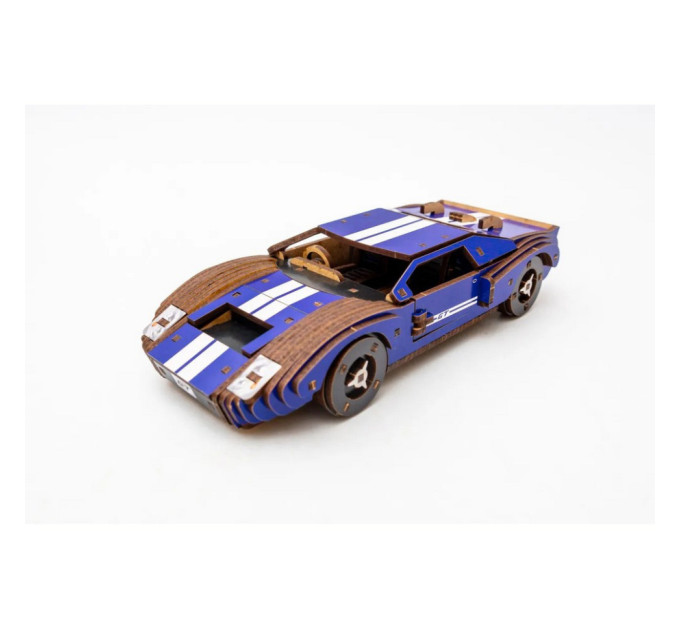 Дерев'яний 3D конструктор Fast car Gt Puz-26915, 164 деталей