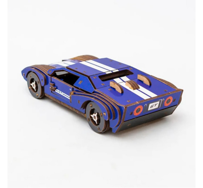 Дерев'яний 3D конструктор Fast car Gt Puz-26915, 164 деталей