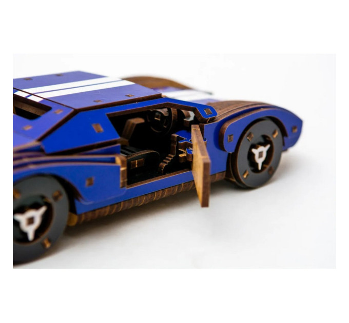 Дерев'яний 3D конструктор Fast car Gt Puz-26915, 164 деталей