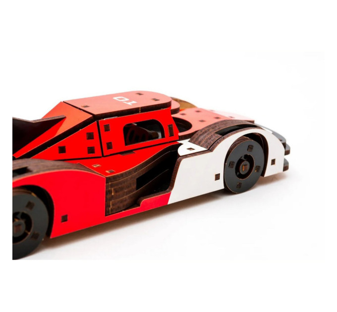 Дерев'яний 3D конструктор Racing Car Puz-01037, 146 деталей