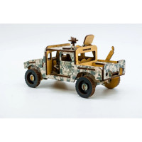 Деревянный 3D конструктор Хамер 65-00743, 65 деталей