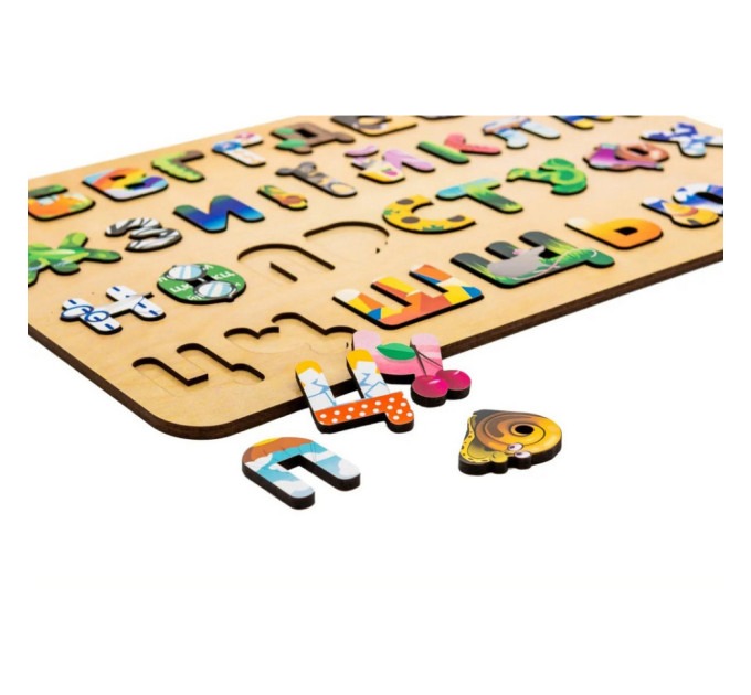 Дитячий дерев'яний сортер А3 Азбука АртА3-30273