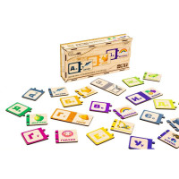 Деревянная детская головоломка с буквами Puz-22335 Деревянная детская головоломка с буквами Puz-22335