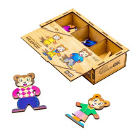 Деревянная настольная игра Медвежата Puz-12141