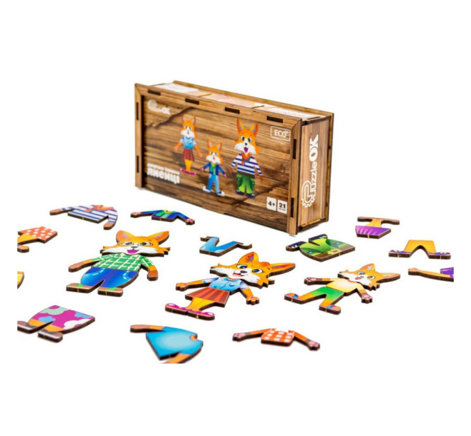 Деревянная настольная игра Лисички Puz-42121