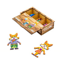 Деревянная настольная игра Лисички Puz-42121