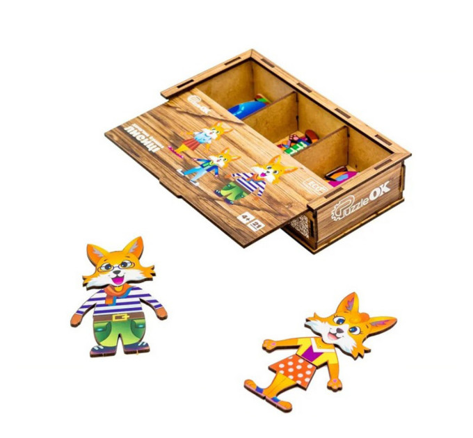Деревянная настольная игра Лисички Puz-42121