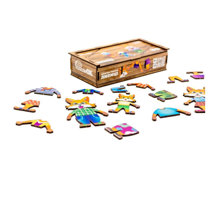 Деревянная настольная игра Лисички Puz-42121